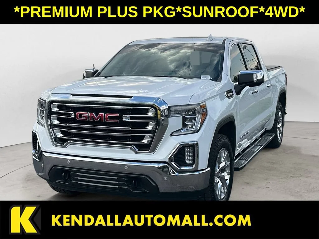 Used 2021 SUMMIT WHITE GMC SLT image 1