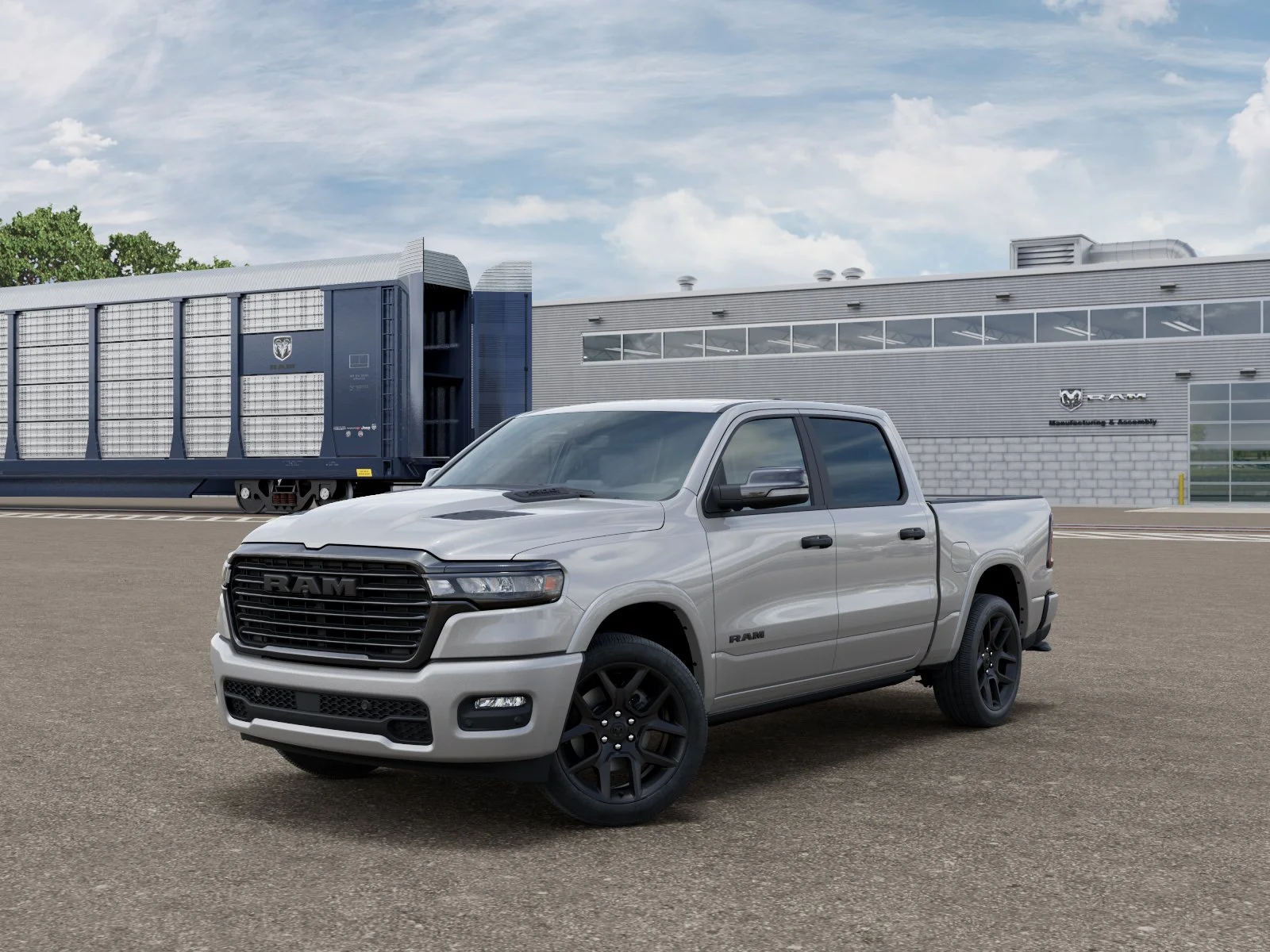 New 2026 Silver Zynith Exterior Paint RAM LARAMIE image 1