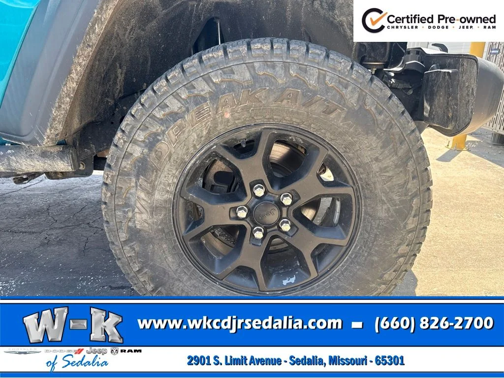 Certified Used 2020 Teal Jeep Unlimited Sport image 5