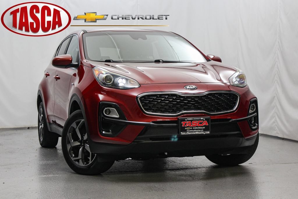 Used 2020 Red Kia LX image 1