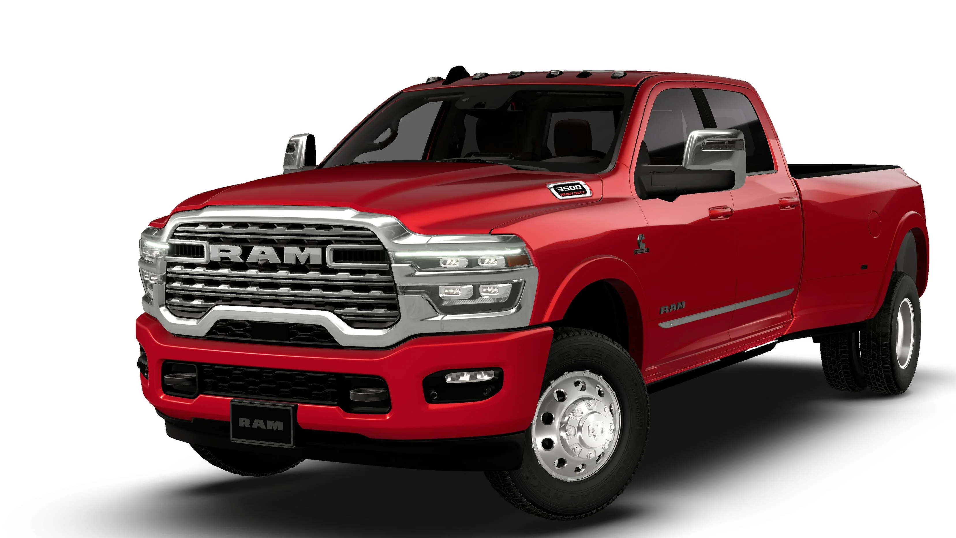 New 2026 Molten Red Pearl-Coat Exterior Paint RAM Longhorn image 1
