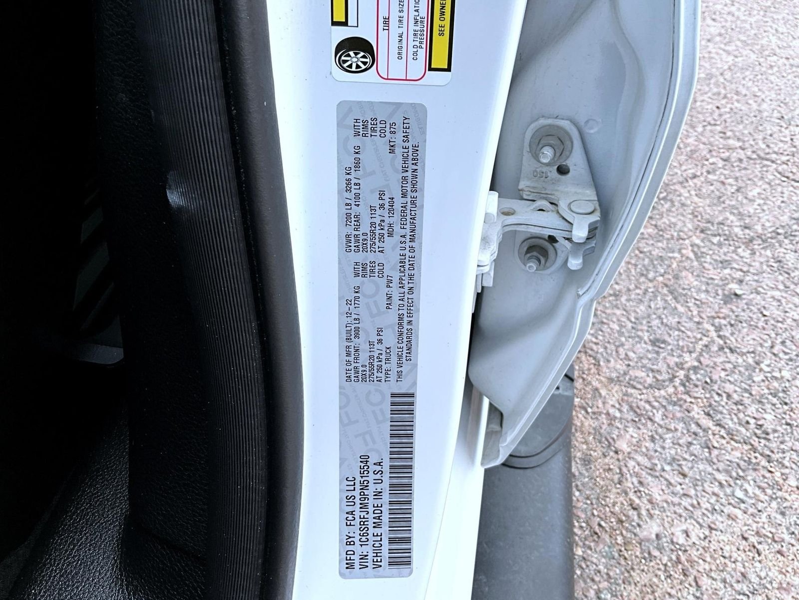 Used 2023 White Ram Laramie image 25