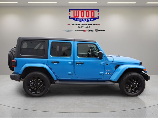 Used 2021 Jeep Wrangler Unlimited Sahara 4XE with VIN 1C4JJXP67MW855608 for sale in Hurst, TX