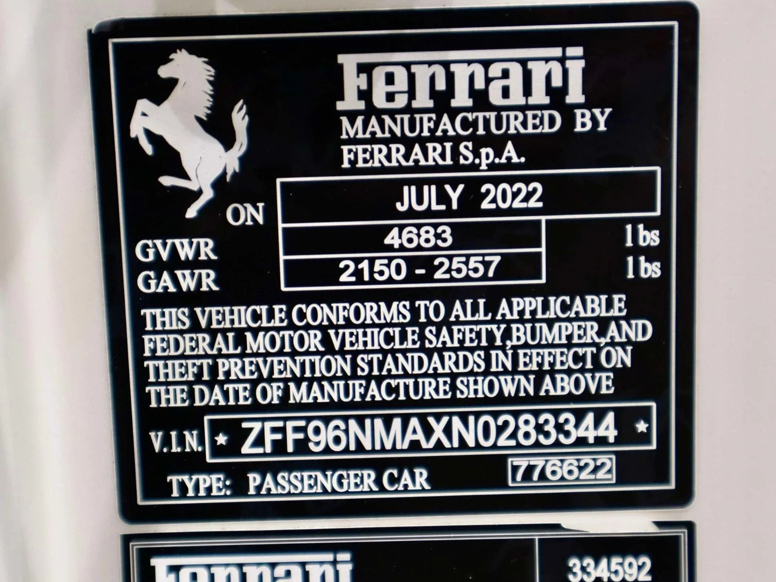 Certified Used 2022 Bianco Italia Ferrari  image 36