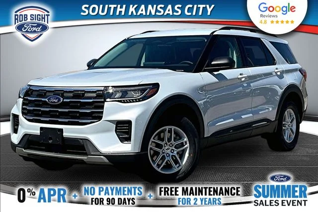 New 2026 Space White Metallic Ford Active image 1