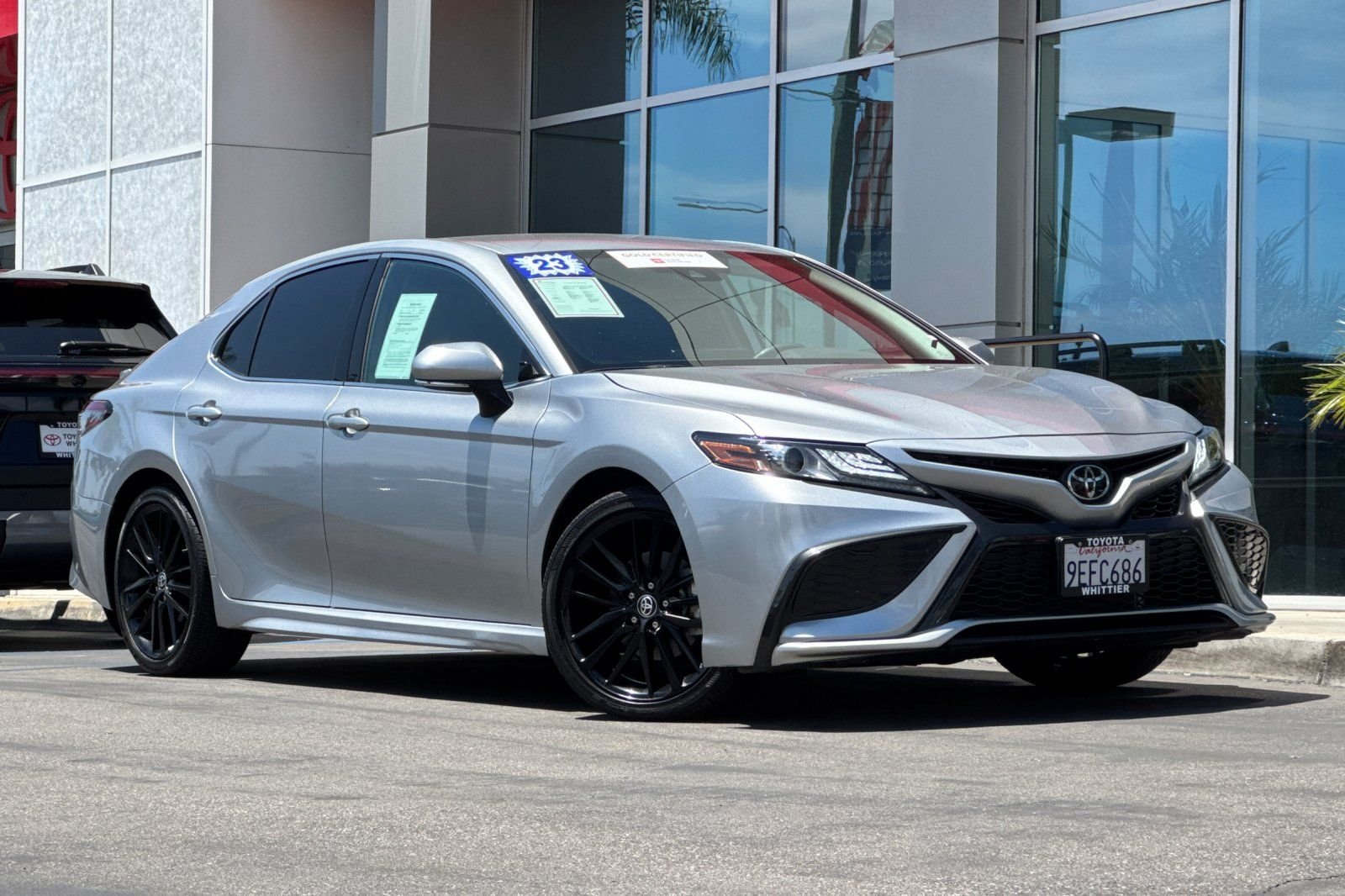 Certified Used 2023 Silver Toyota XSE image 2