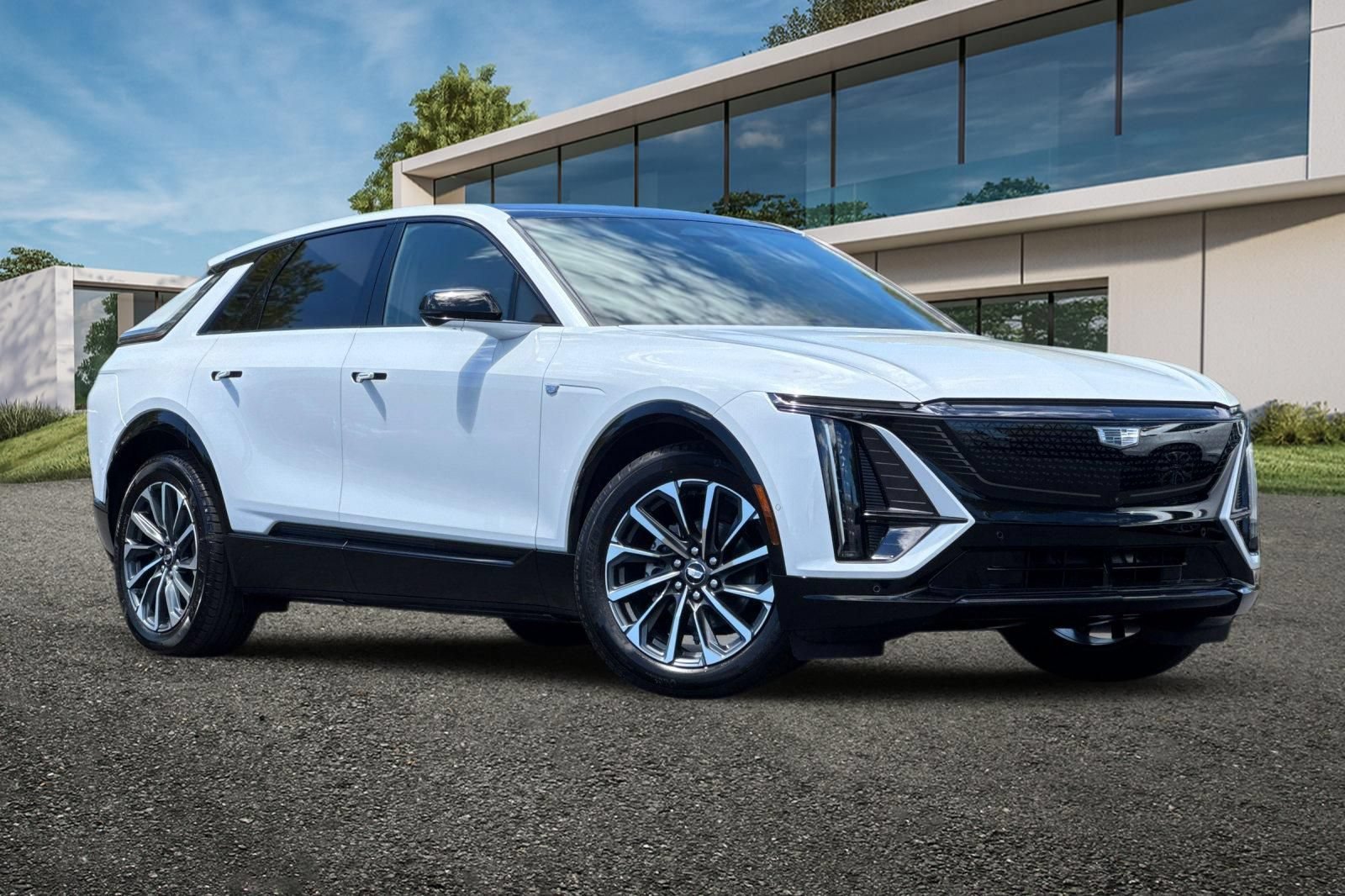 New 2026 Vibrant White Tricoat Cadillac Sport image 1