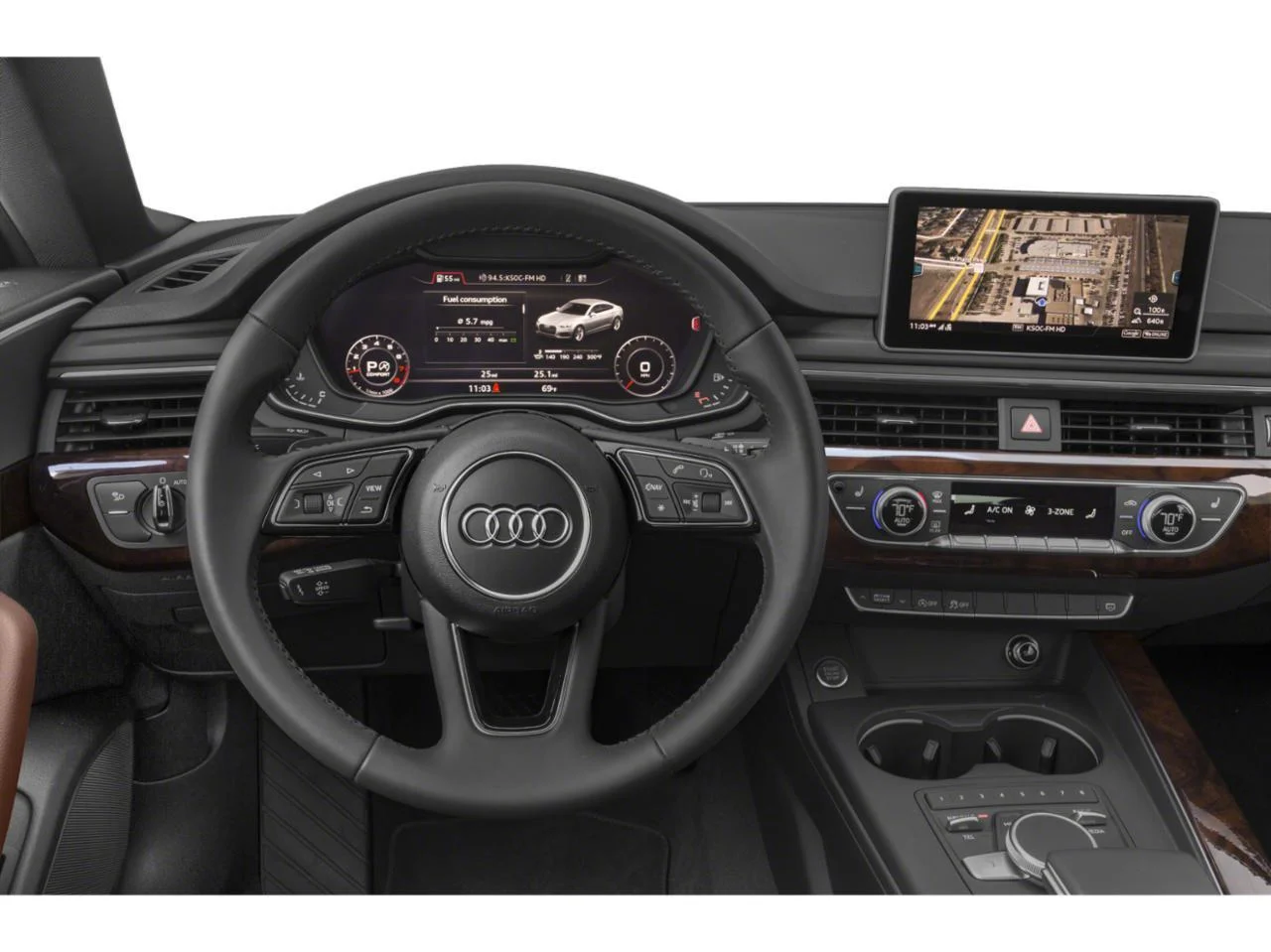 Used 2018 Florett Silver Metallic Audi Premium Plus image 2