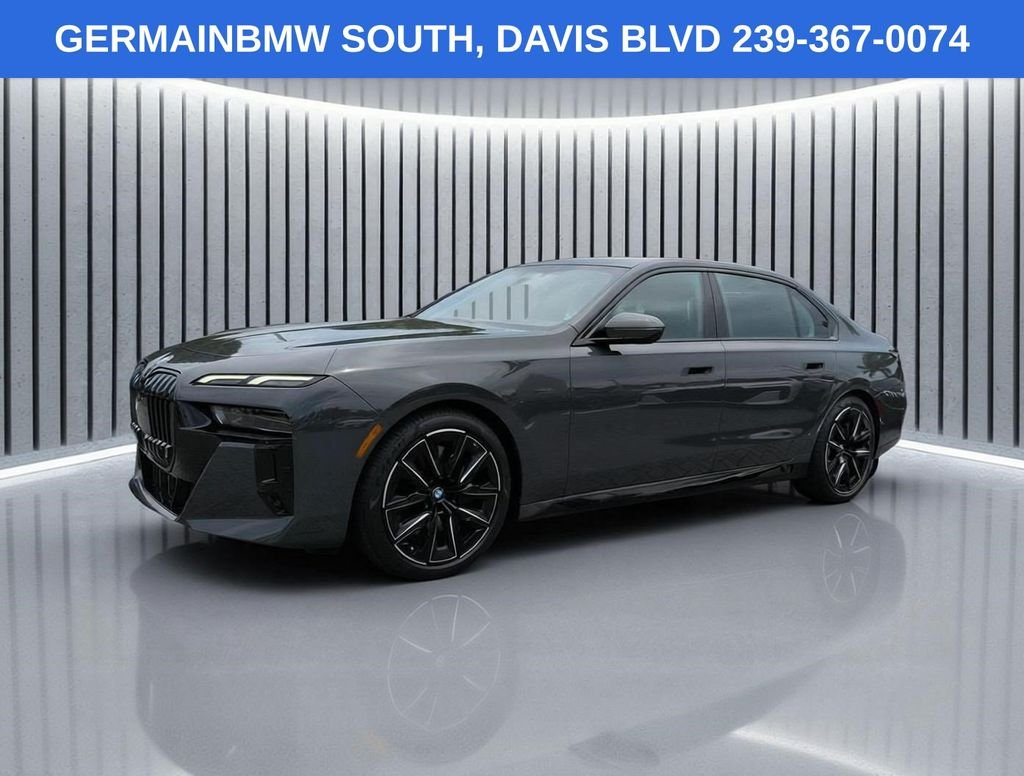 Certified Used 2023 Gray Metallic BMW 740i image 1