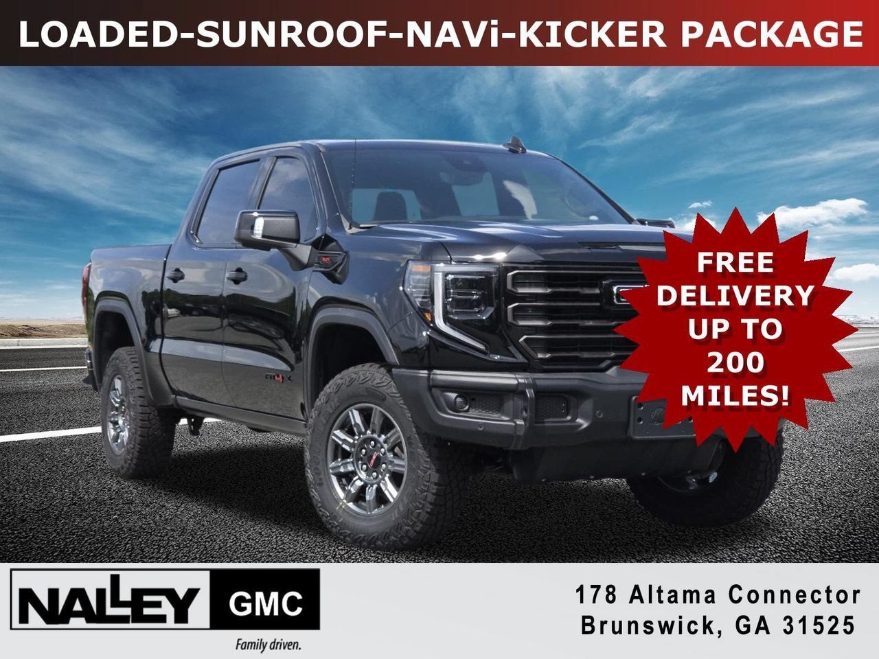 New 2026 Onyx Black GMC AT4X image 1