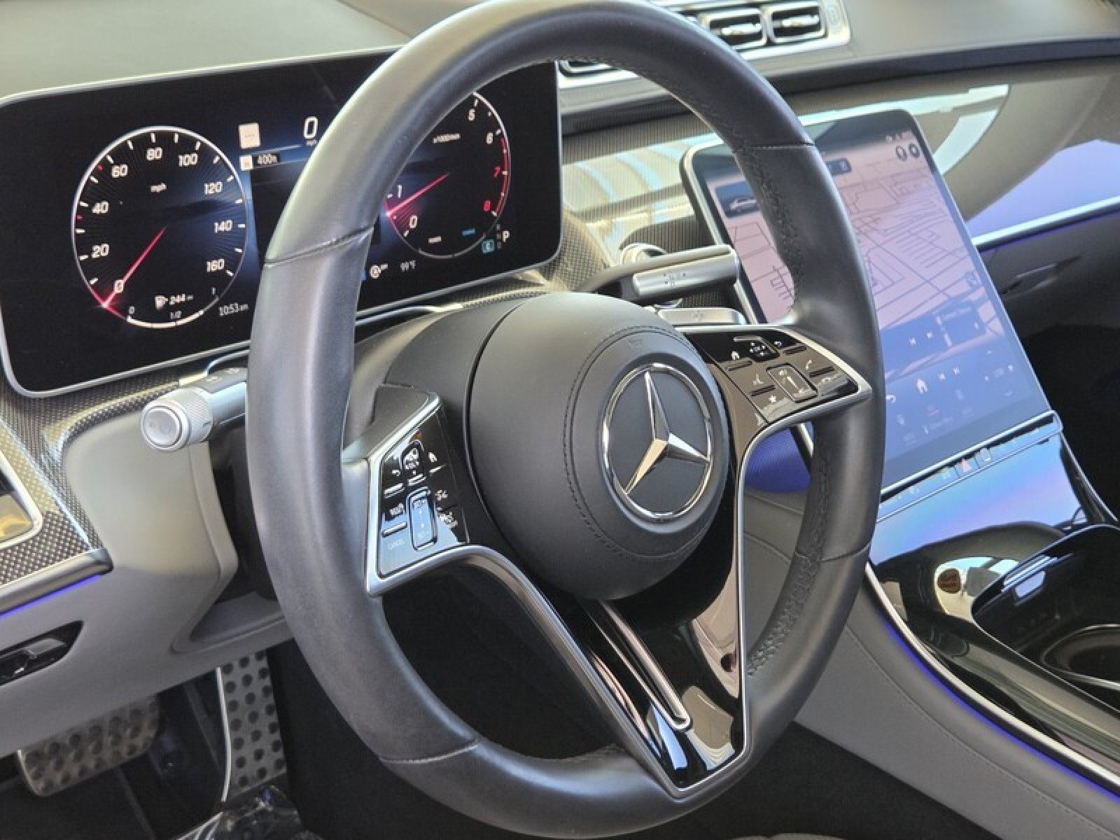 Certified Used 2021 Cirrus Silver Mercedes-Benz S 580 image 25