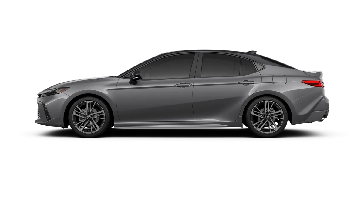 New 2026 Heavy Metal with Midnight Black Metallic roof Toyota XSE image 4