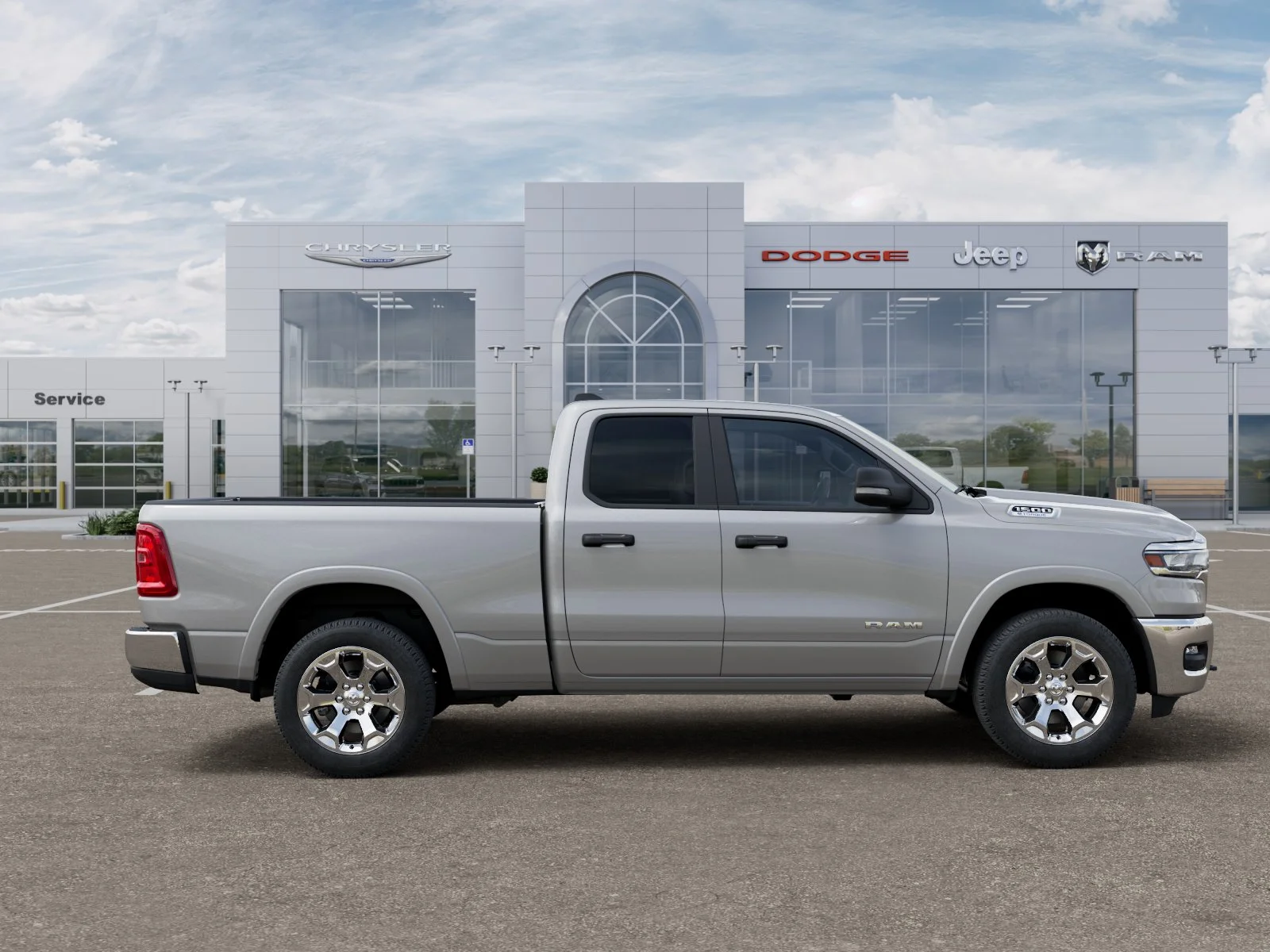 New 2026 Silver Zynith Exterior Paint RAM Big Horn/Lone Star image 48