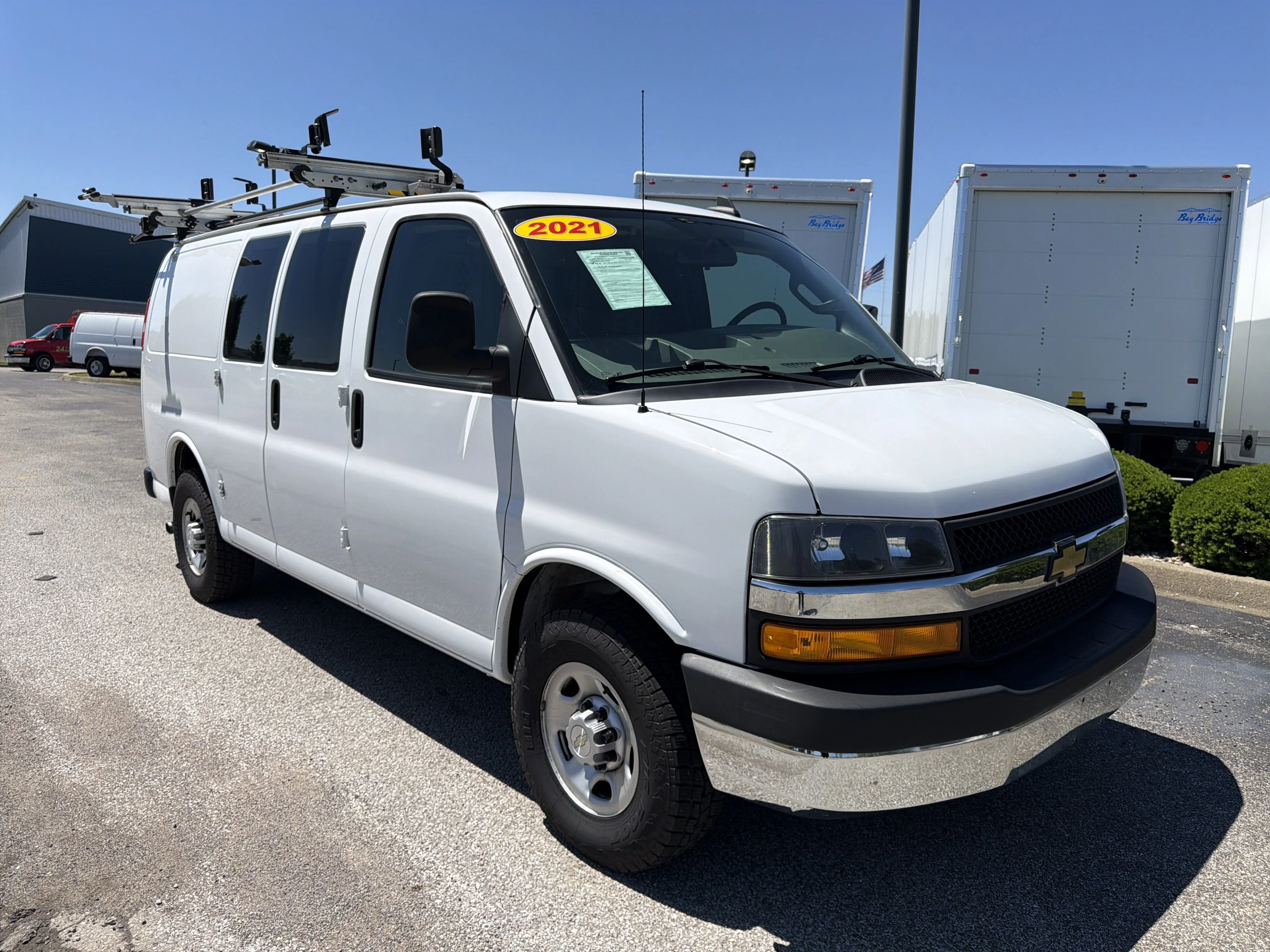 Used 2021 Chevrolet Express Cargo Work Van with VIN 1GCWGAFP0M1264058 for sale in Jeffersontown, KY