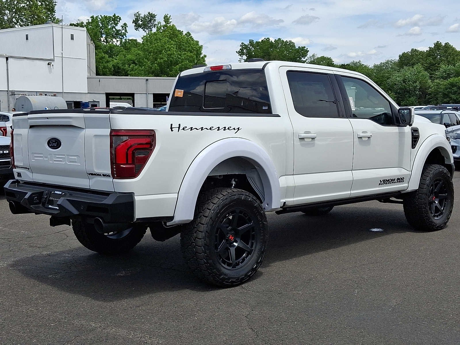 New 2026 Star White Metallic Tri-Coat Ford Lariat HENNESSEY VENOM 800 image 10
