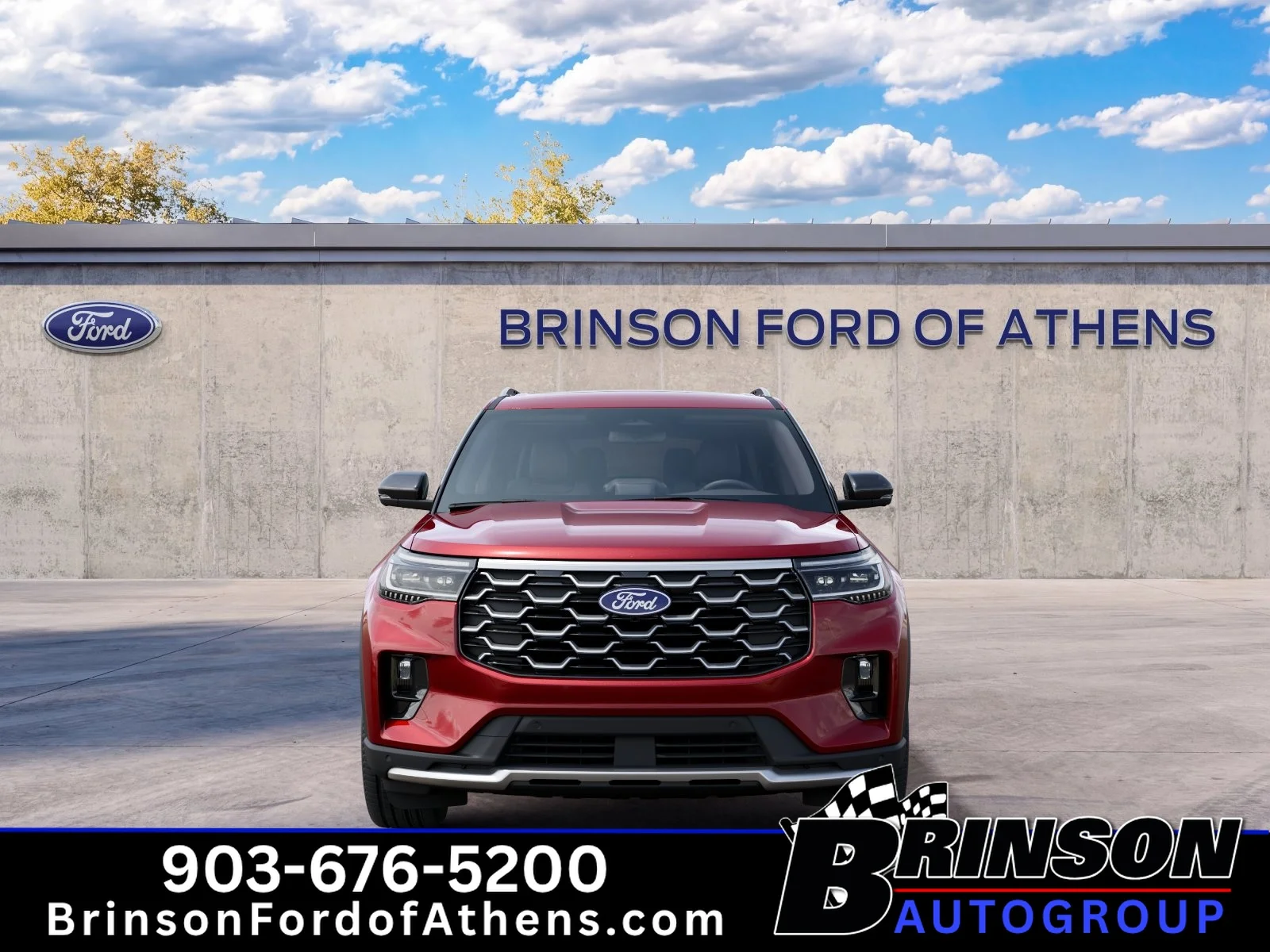 New 2027 Ruby Red Metallic Tinted Clearcoat Ford Platinum™ image 3