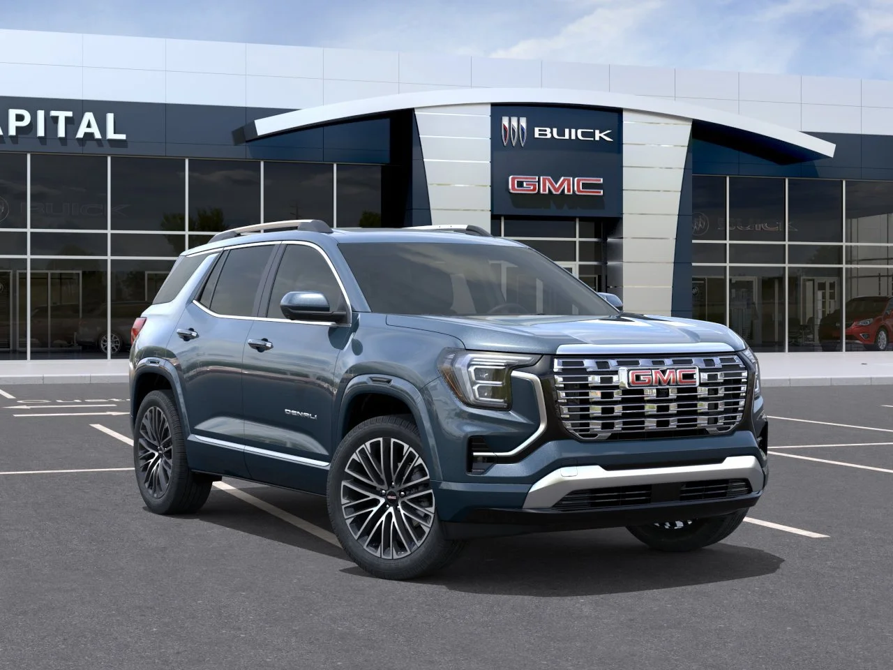 New 2027 DOWNPOUR METALLIC GMC AWD Denali image 7