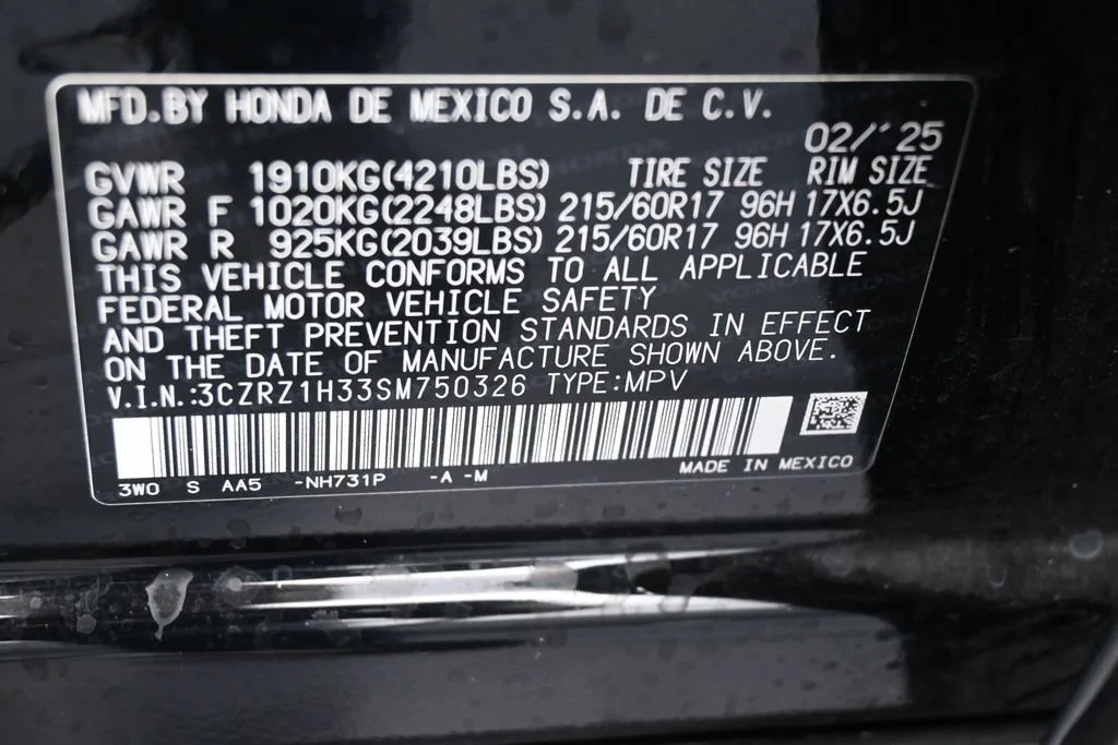 Used 2025 Black Honda LX image 17