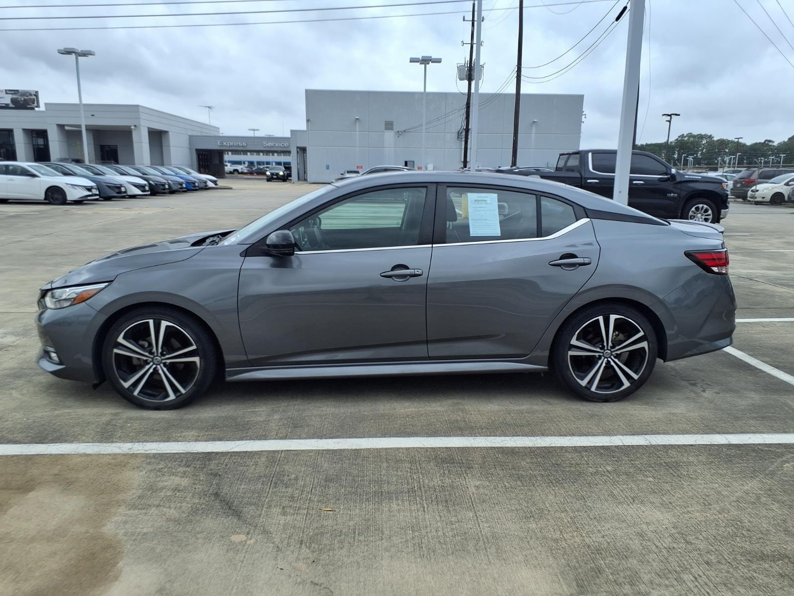 2021 Nissan Sentra SR Gray at Mac Haik CDJR North Houston