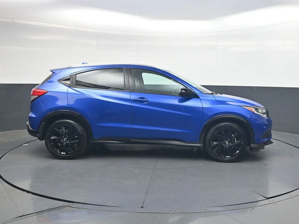 Certified Used 2021 Aegean Blue Metallic Honda Sport image 3