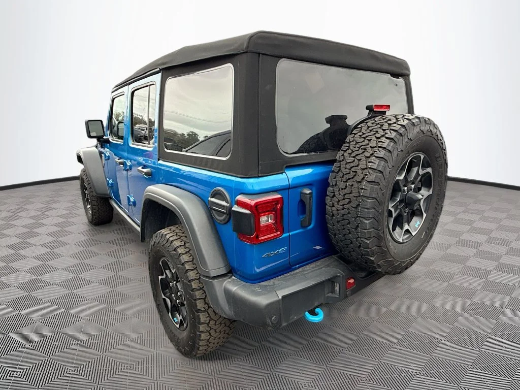 Used 2022 Blue Jeep Unlimited Rubicon 4xe image 8