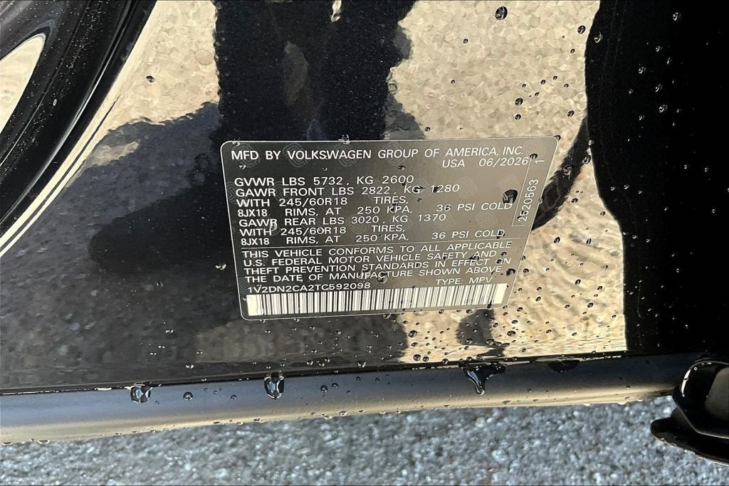 New 2026 Black Volkswagen 2.0T SE image 19