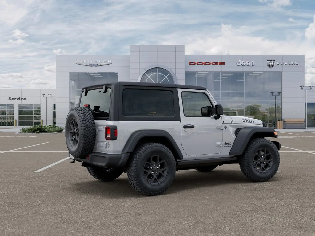 New 2026 Bright White Clear-Coat Exterior Paint Jeep Willys image 4