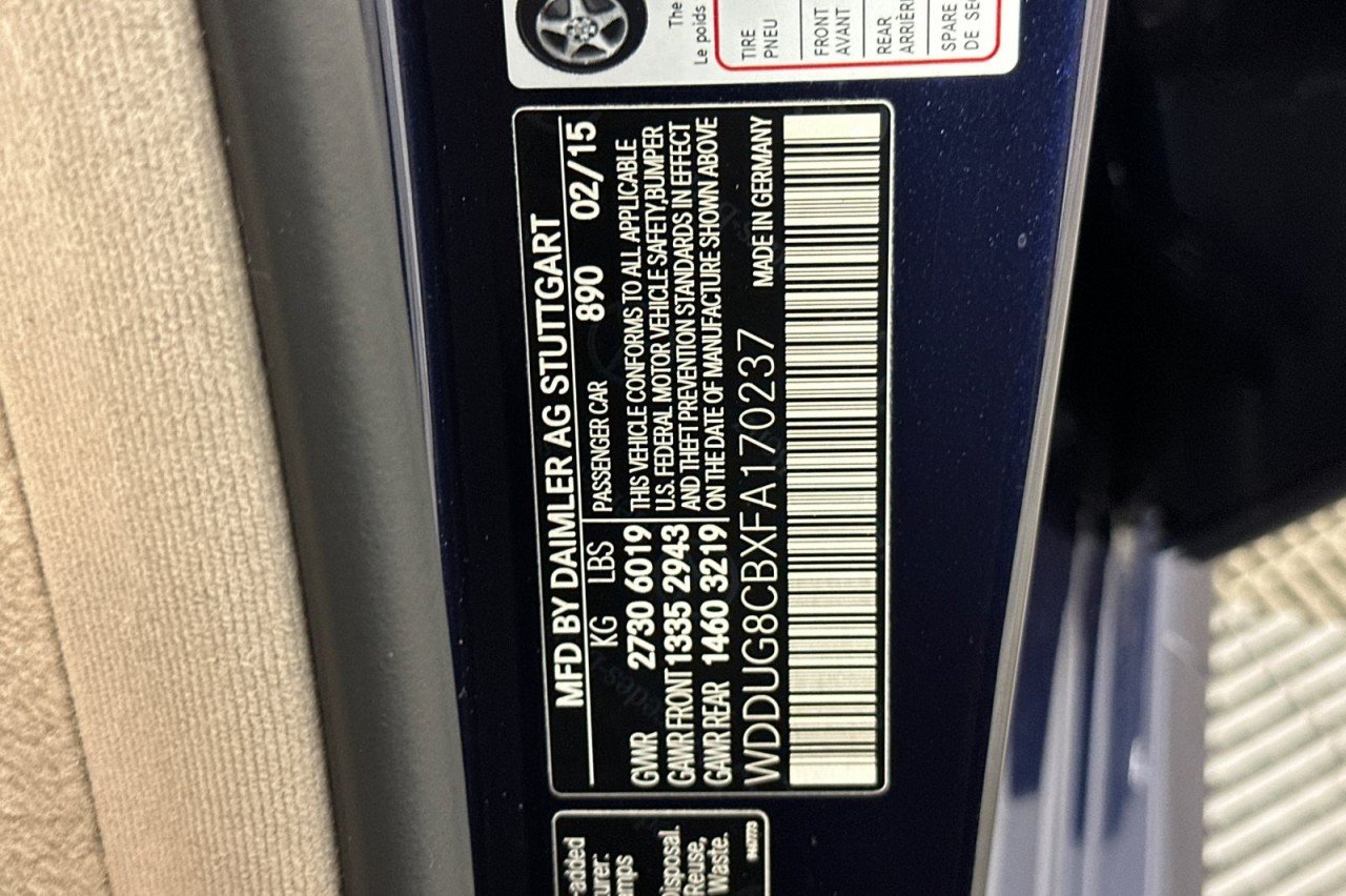 Used 2015 Lunar Blue Metallic Mercedes-Benz S 550 image 27