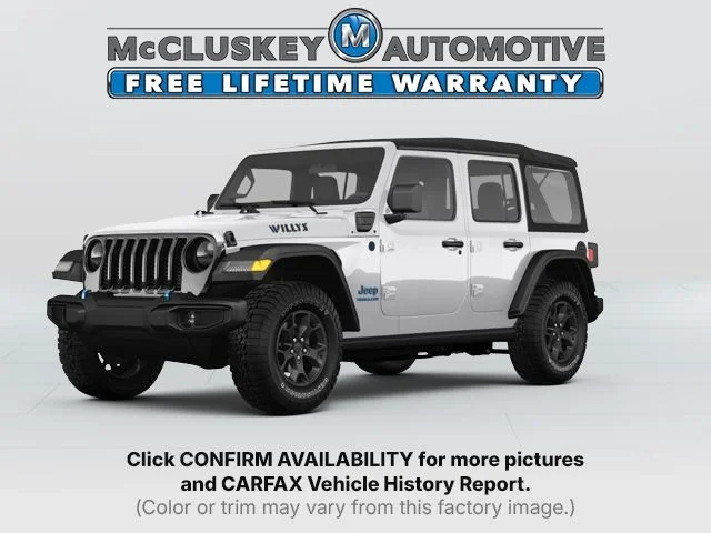 Used 2023 White Jeep Willys 4xe image 1