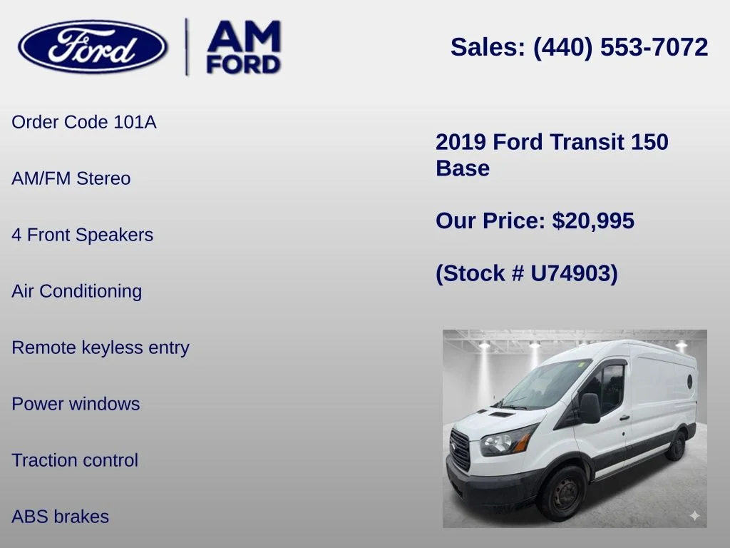 Certified Used 2019 Oxford White Ford Base image 6