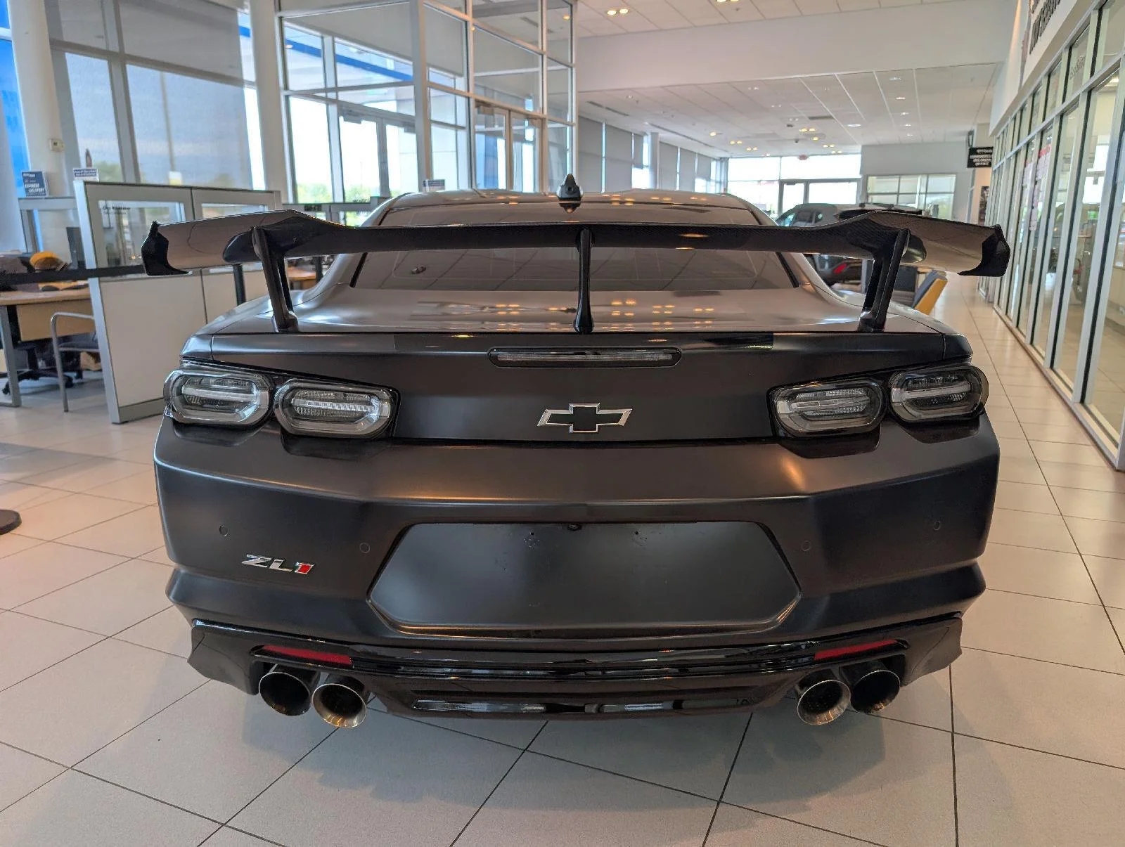 Used 2024 Panther Black Matte Chevrolet ZL1 image 9