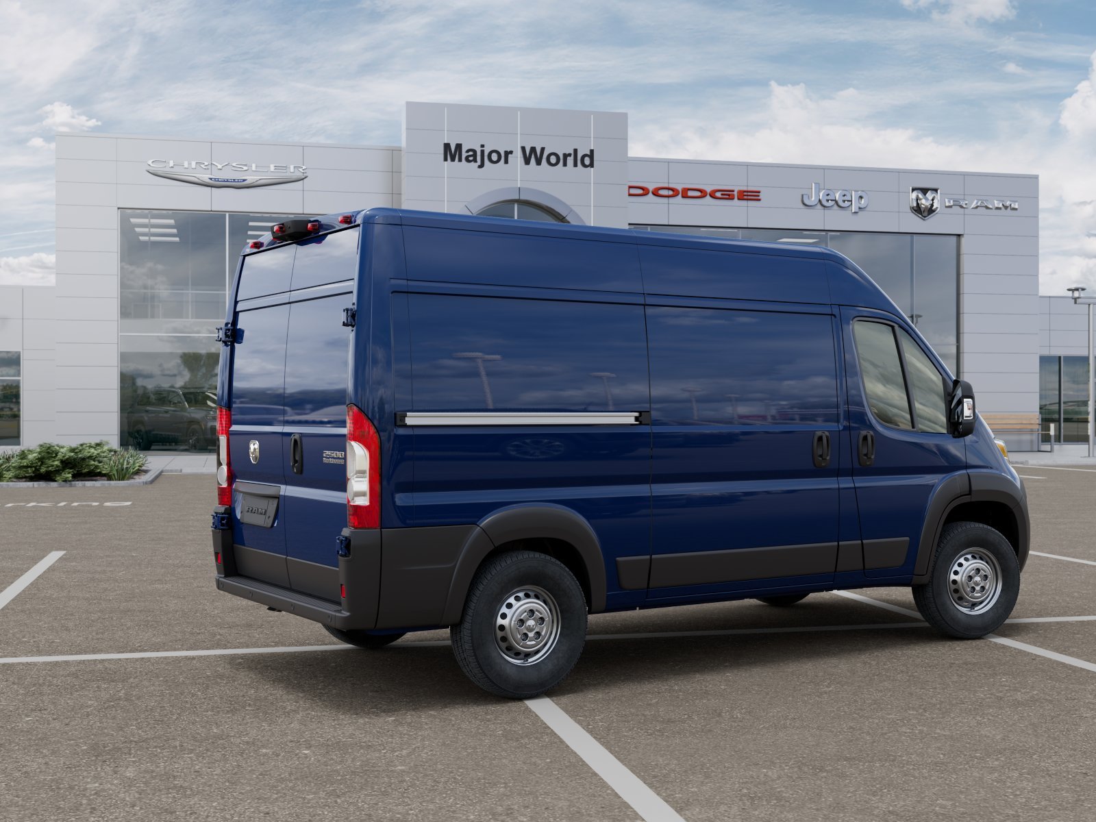 New 2025 Patriot Blue Pearlcoat RAM TRADESMAN image 4