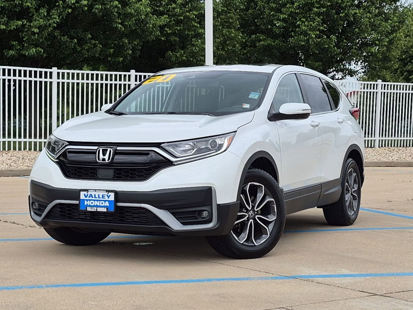 Used 2020 Platinum White Pearl Honda EX-L AWD image 2