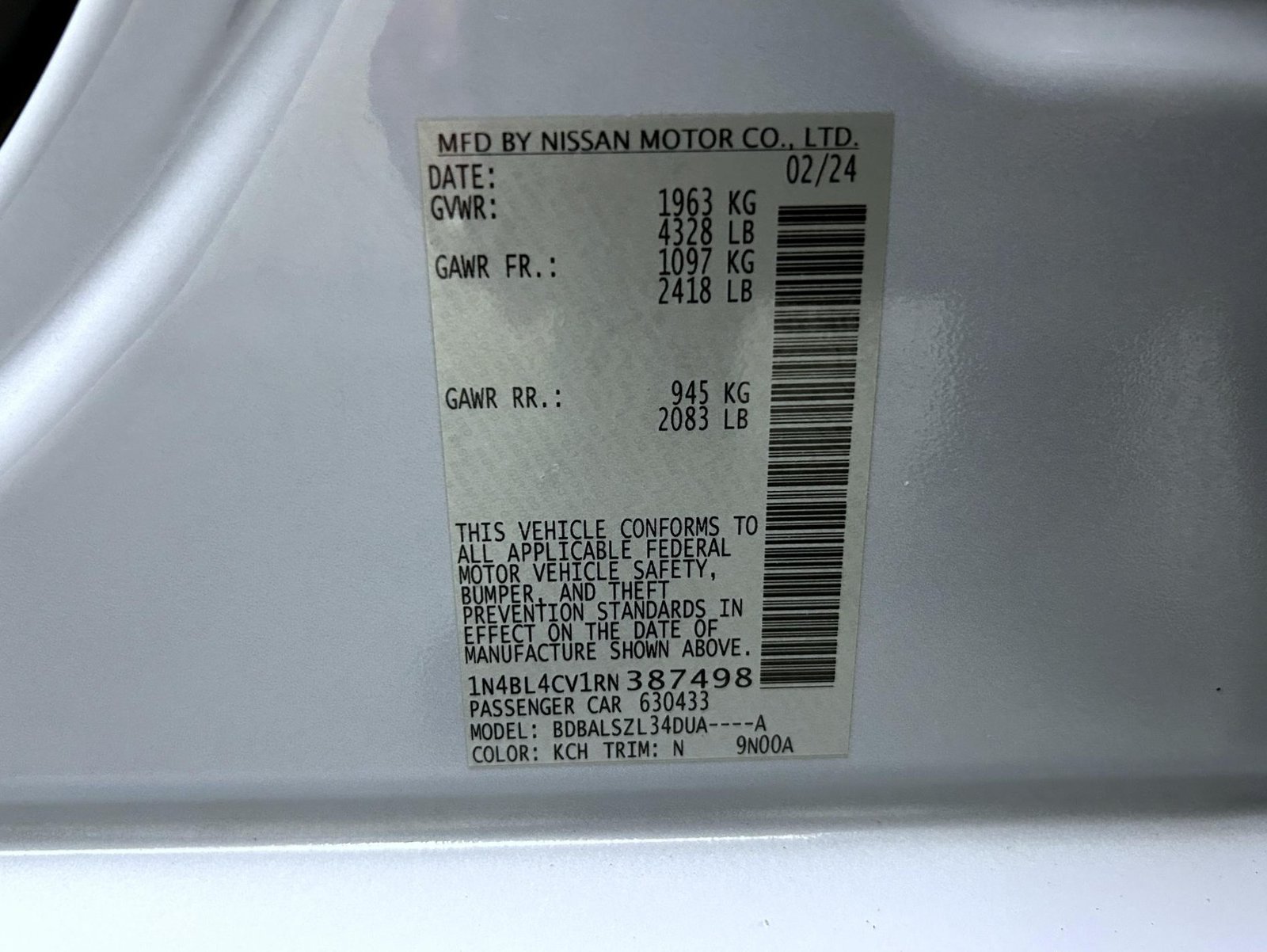 Used 2024 Gray Nissan 2.5 SR image 25