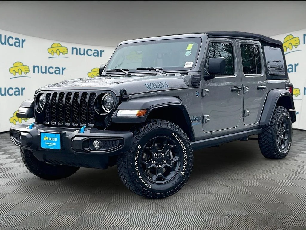 Used 2023 Gray Jeep Base 4xe image 3