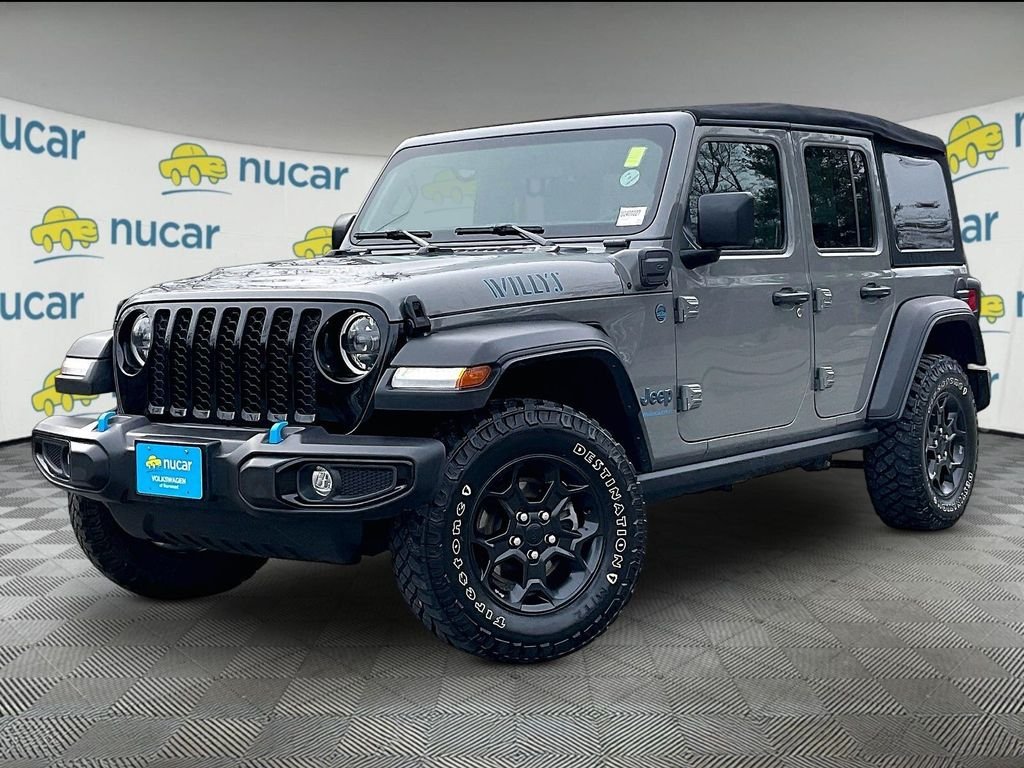 Used 2023 Gray Jeep Base 4xe image 3