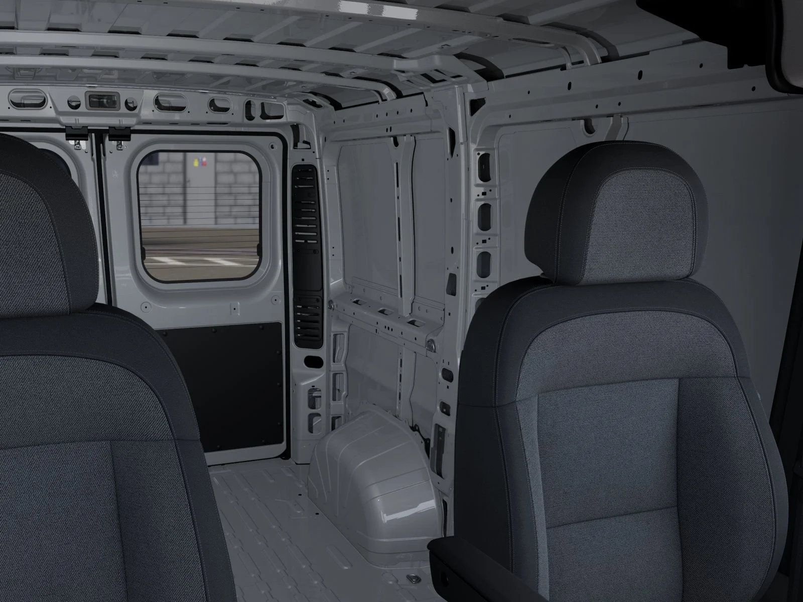 New 2026 Bright White Clear-Coat Exterior Paint RAM Tradesman 1500 Low Roof 118 WB w/Pass Seat image 26