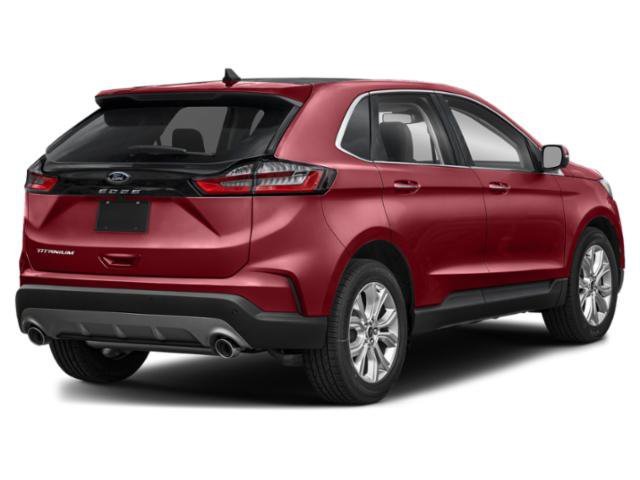 Used 2021 Rapid Red Metallic Tinted Clearcoat Ford Titanium image 2