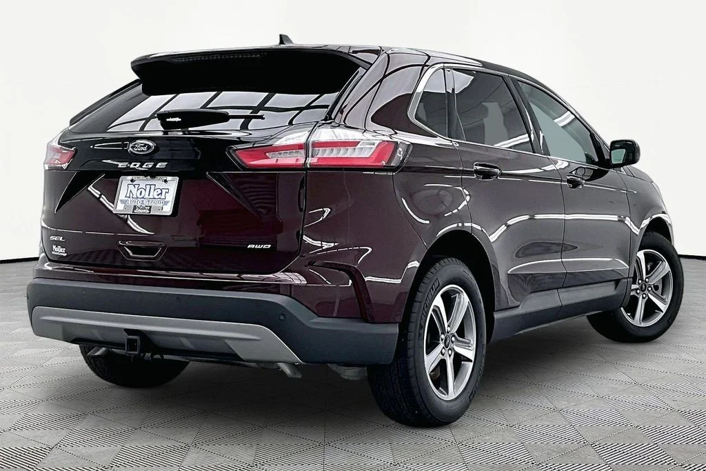 Certified Used 2024 Burgundy Ford SEL image 2