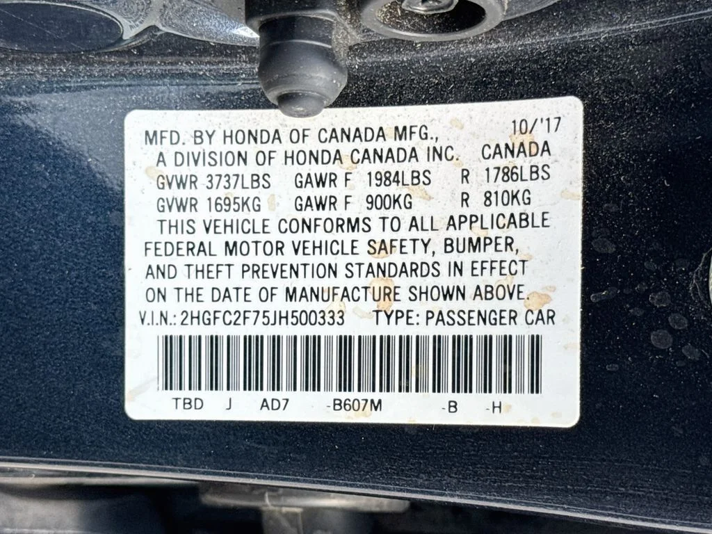 Used 2018 Blue Honda EX image 37