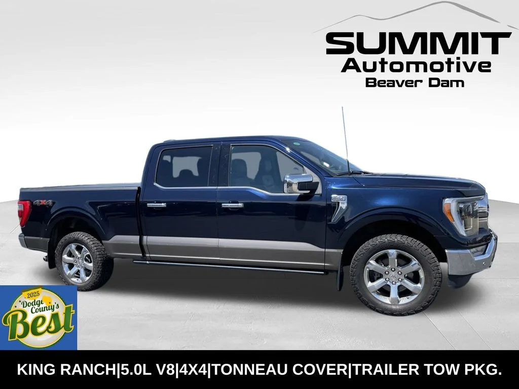 Used 2023 Antimatter Blue Metallic Ford King Ranch image 1