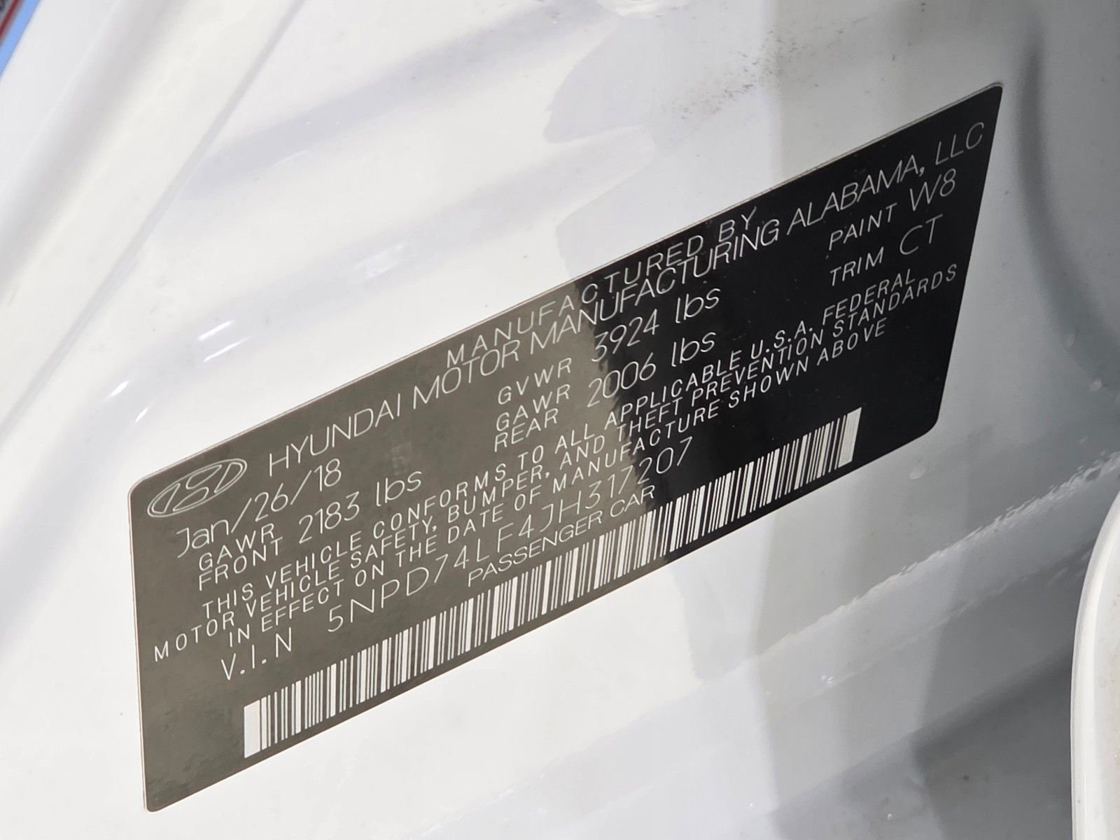 Used 2018 Quartz White Pearl Hyundai SE image 33