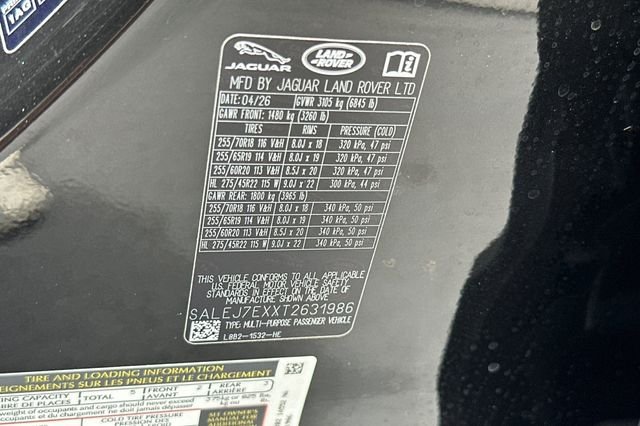 New 2026 Santorini Black Land Rover S image 27