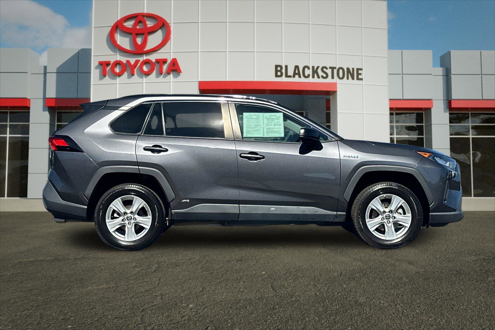 Used 2021 Magnetic Gray Metallic Toyota Hybrid LE image 2