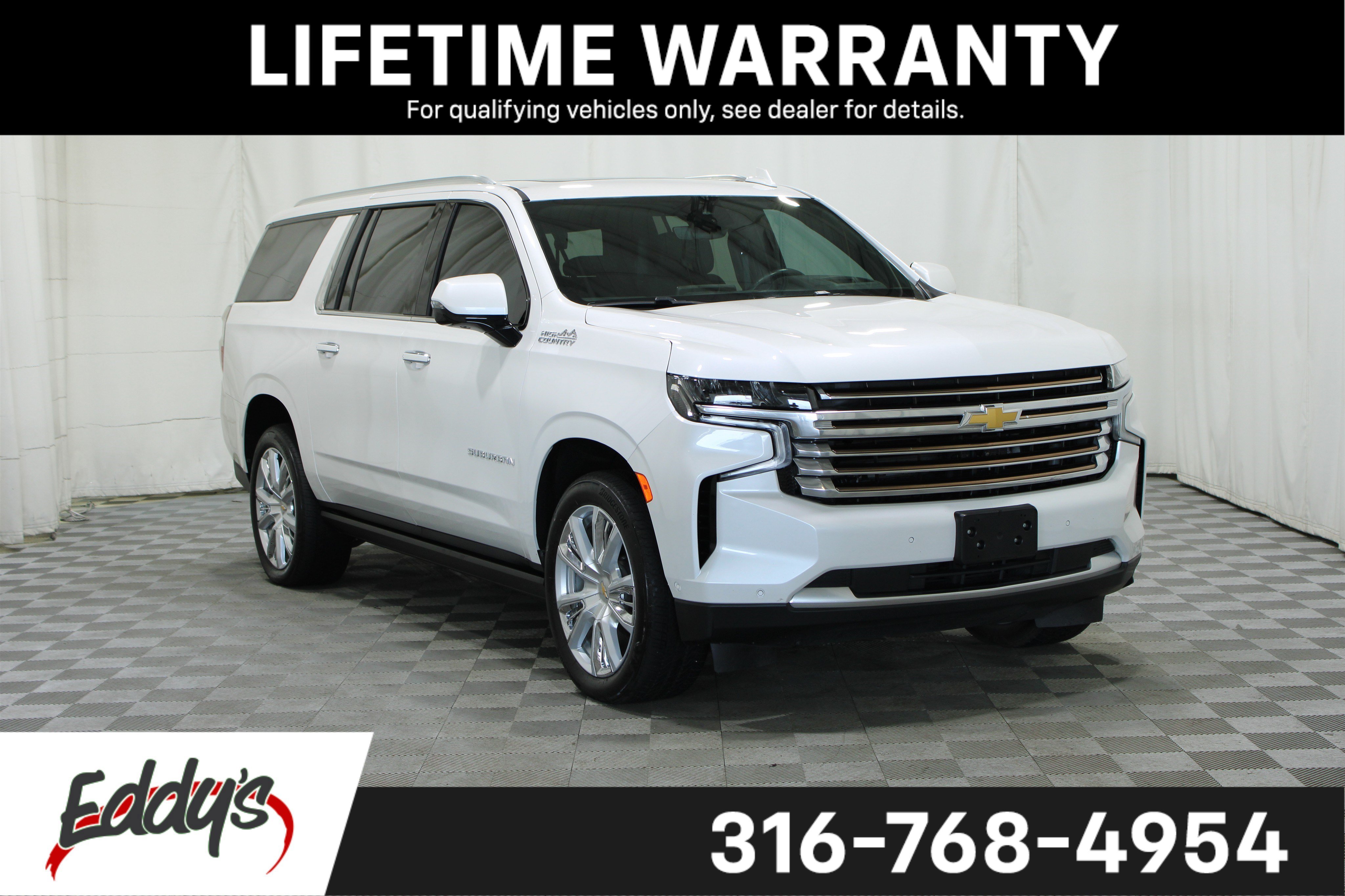 Used 2024 Iridescent Pearl Tricoat Chevrolet High Country image 1