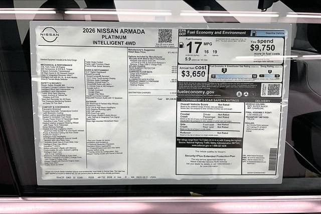 2026 Nissan Armada Platinum - Photo 41