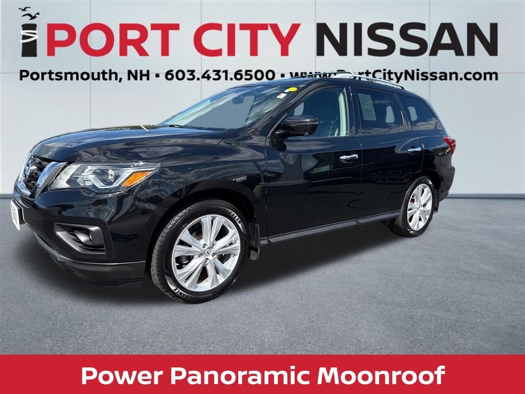 Used 2018 Magnetic Black Nissan SL V6 PREMIUM w/DUAL SUNROOF & 3rd ROW SEAT image 24
