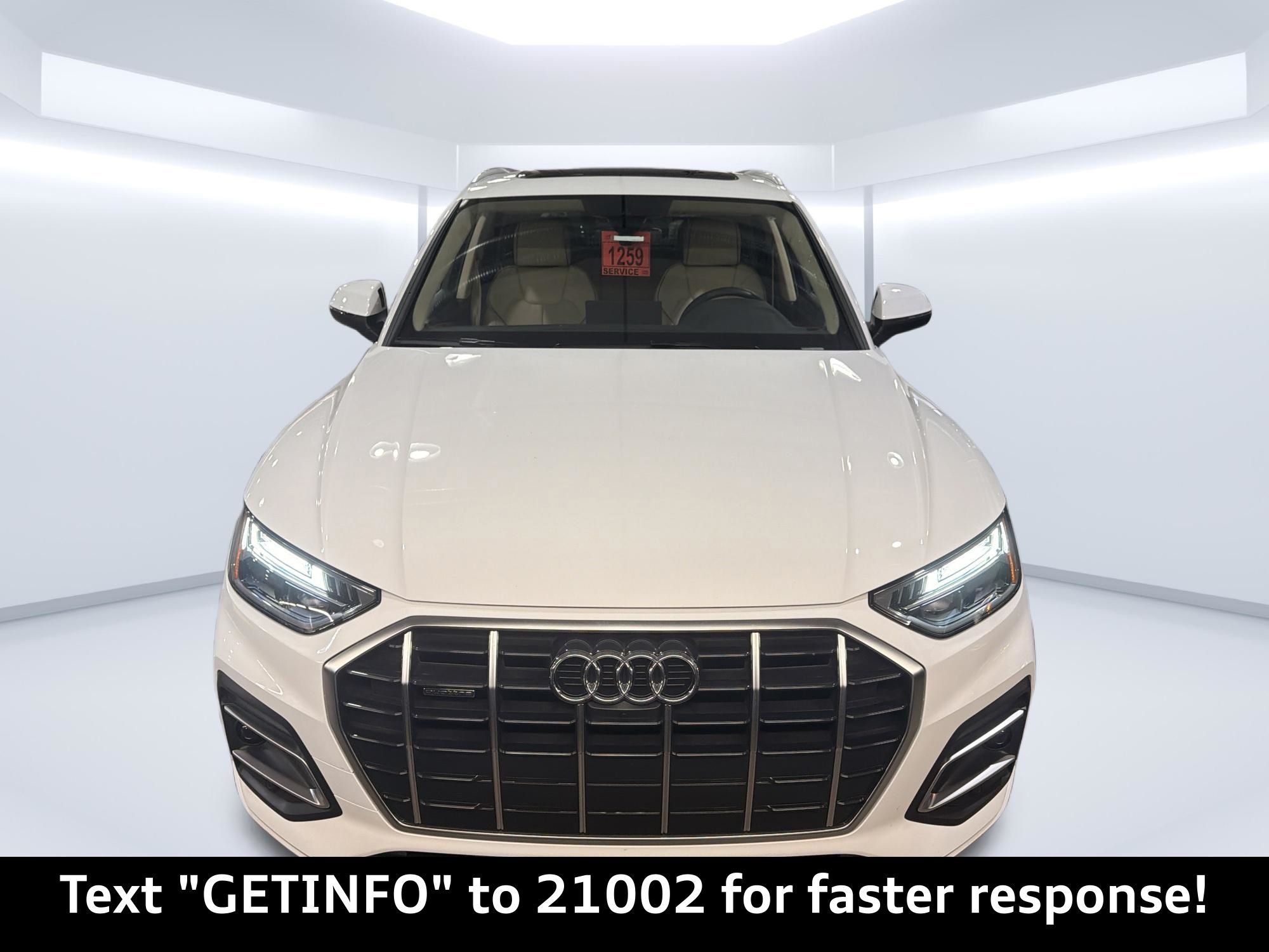 Certified Used 2025 White Audi 40 Premium Plus image 10