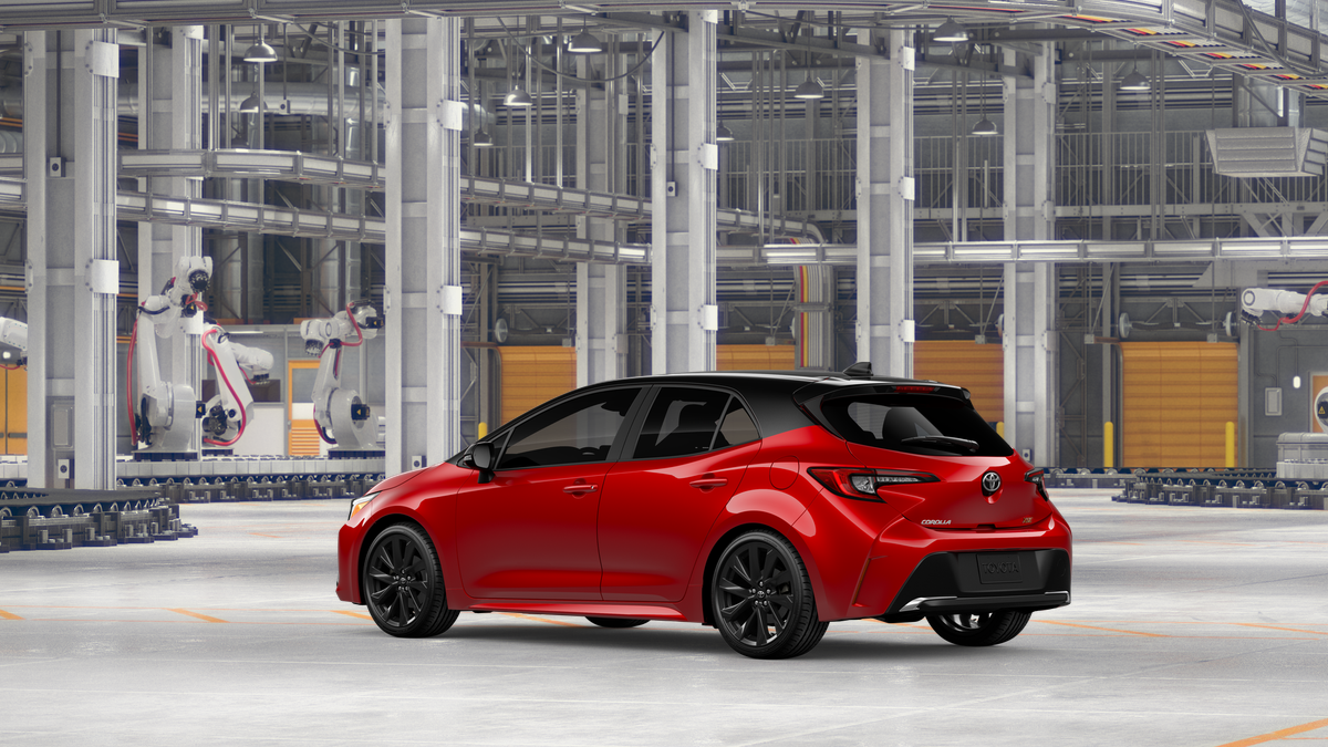 New 2027 Finish Line Red with Black roof Toyota XSE image 6