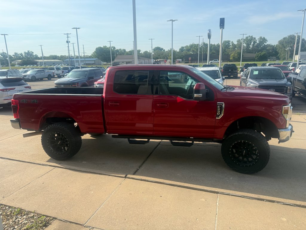 Used 2021 Rapid Red Metallic Tinted Clearcoat Ford LARIAT image 5